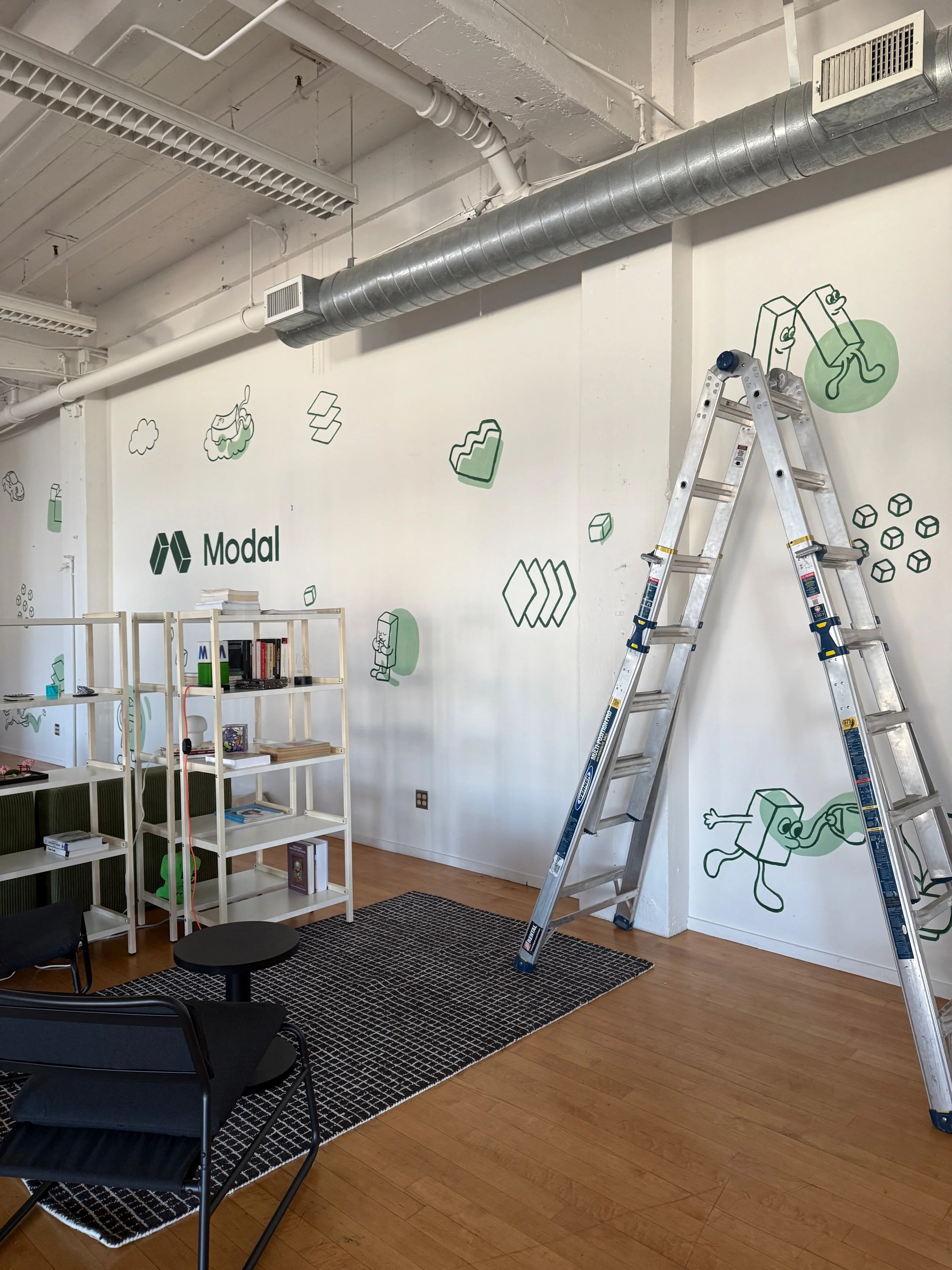 Modal office mural