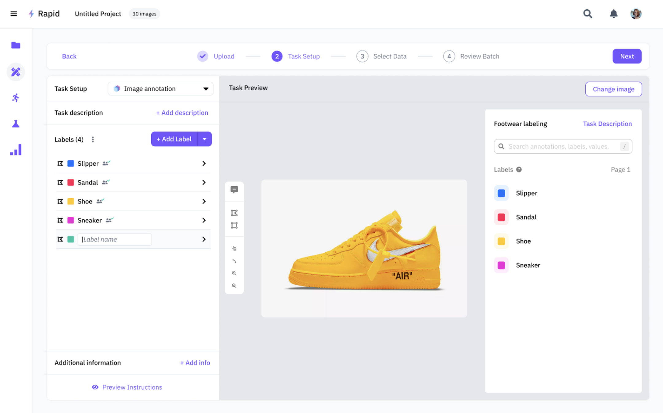 Scale AI — taxonomy builder